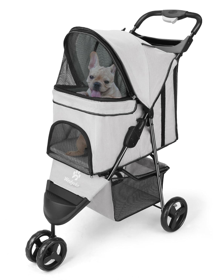 Pet Stroller with cup holder