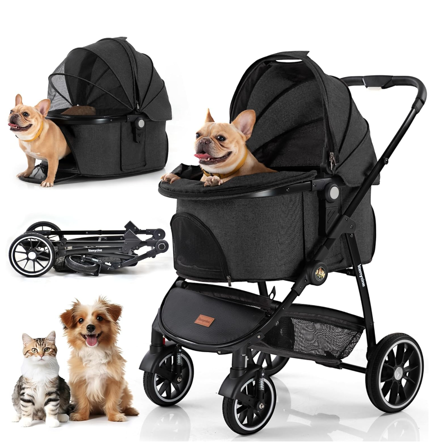 Kenyone Pet Stroller for frenchies